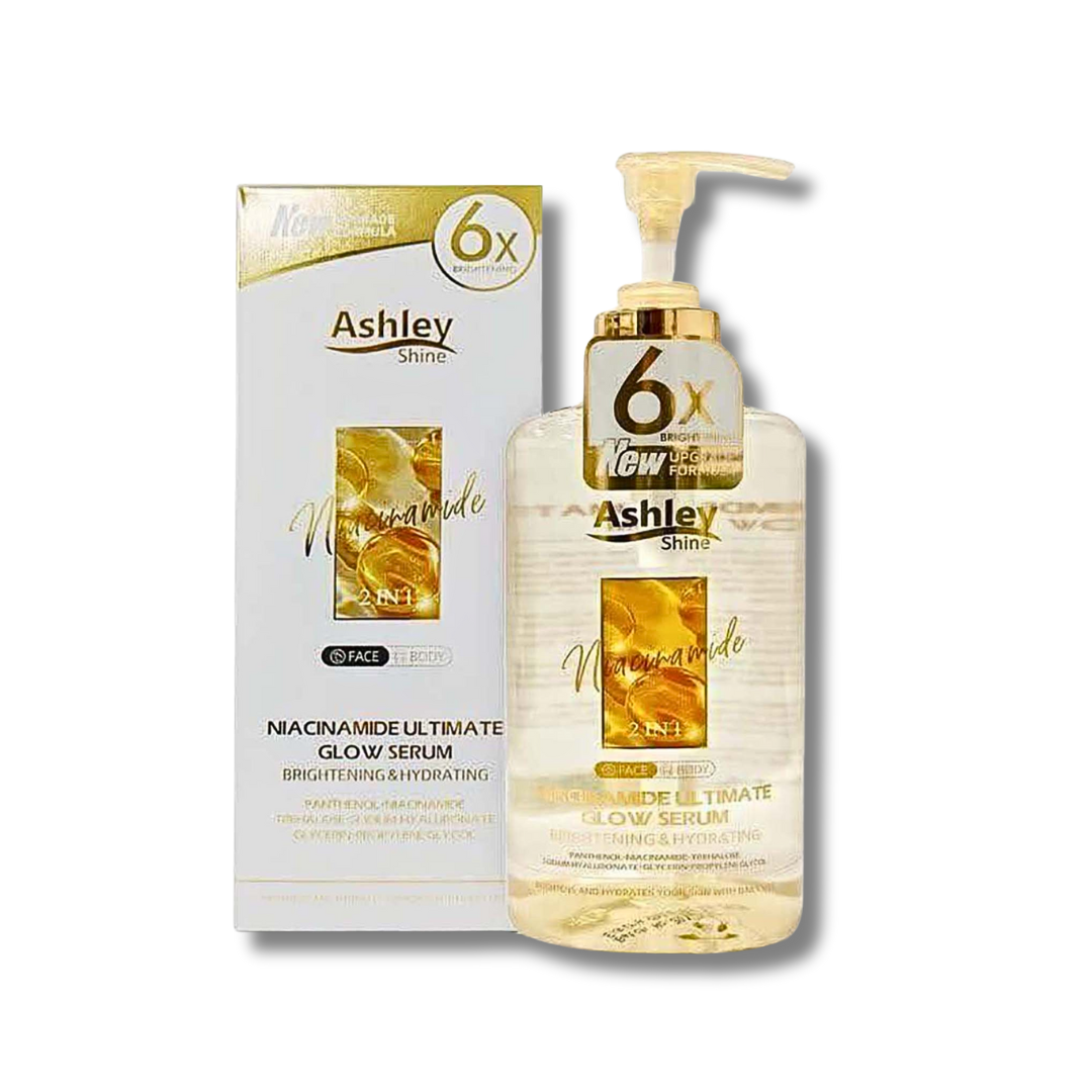 Ashley Shine Niacinamide Ultimate Glow Serum 2 in 1 – 520ml Ashley Shine Niacinamide Ultimate Glow Serum 2 in 1 – 520ml